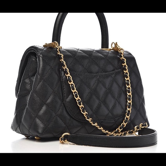❌SOLD❌NEW Chanel Caviar Quilted Mini Coco Handle - Picture 13 of 16